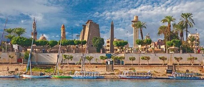 Luxor-Temple-from-across-the-River-Nile-in-Luxor-cleaned